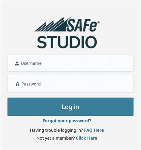 safe studio login.